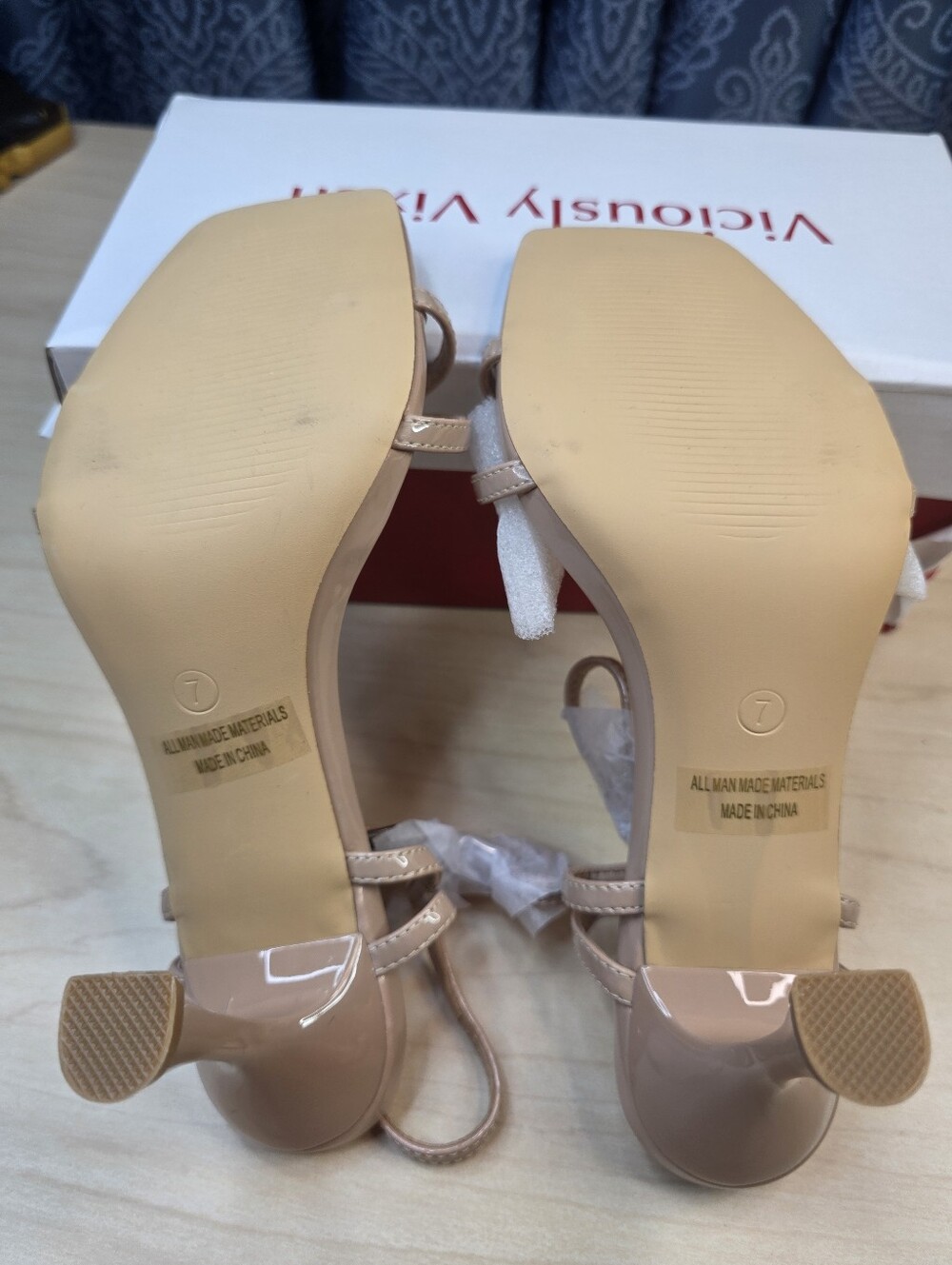 Women's Kitten Heels Strappy Up Sandals Inch Stiletto Heel, Square Open Toe/NIB - Picture 7 of 16